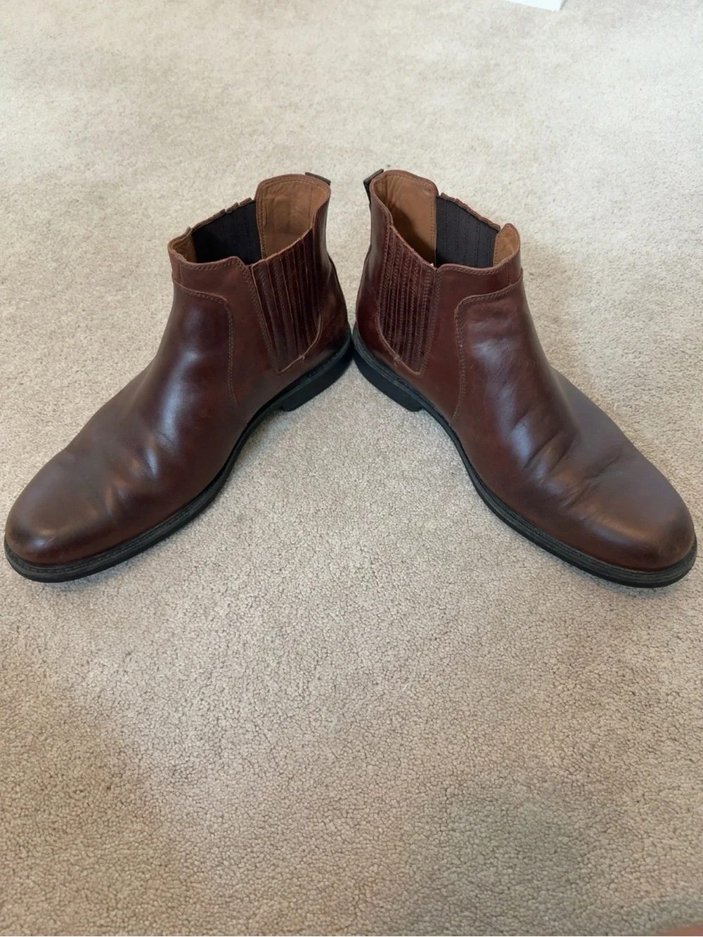Johnston & Murphy XC4 Waterproof Chelsea Boots Men’s 11M Brown Leather